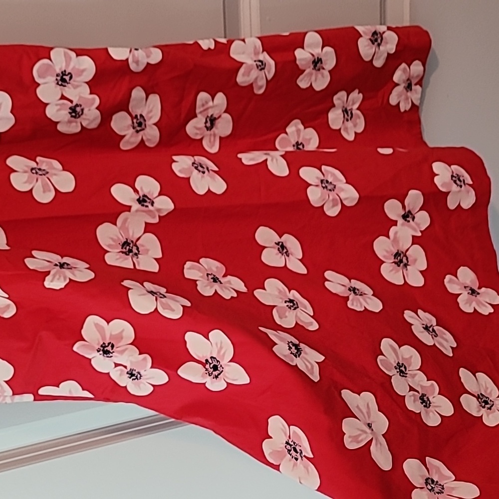 Jcrew red flower size 0 dress - Picture 2 of 8